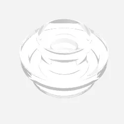 LEGO Part 6141 - Trans-Clear Plate Round 1 x 1 with Solid Stud