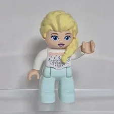 LEGO DUPLO ELSA PRINCESS from FROZEN Mini Figure Replacement Part Miniature Toy