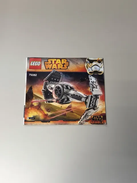 Lego 75082 Star Wars TIE Advanced Prototype Instruction Manual Only