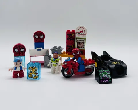 Lego Duplo Mixed Disney DC Lot Spider-Man Spider Bike Batmobile Buzz Lightyear