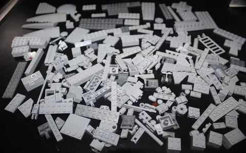 Huge Lego Brick Lot Special Pcs Assorted Ladder Gray Wings Accessories  - YS5-=