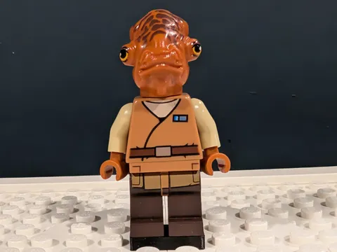 LEGO Star Wars Admiral Ackbar Minifigure sw0719 Resistance Troop Transport 75140
