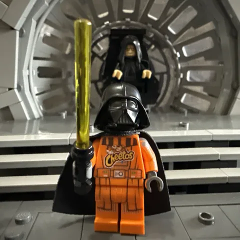 Brickluv Cheetos Vader Minifigure and Cape