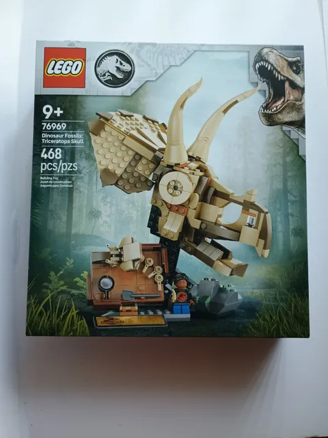 Lego Jurassic World Dinosaur Fossils Triceratops Skull 76969