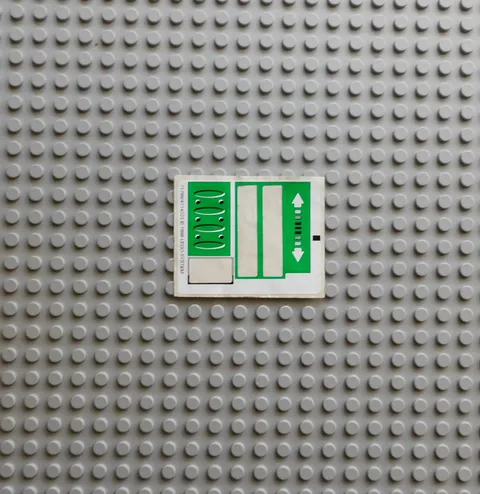 LEGO ® 8413stk01 set 8413 spy runner sticker decal incomplete