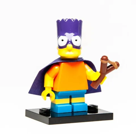 Lego Simpsons Series 2 Minifigure: Bartman & Slingshot (colsim2-5 (sim031) 71009