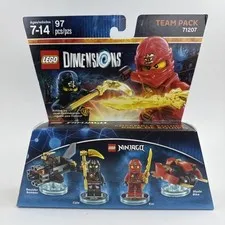 LEGO Dimensions Ninjago Team Pack 97 Pcs Cole & Kai 71207 New