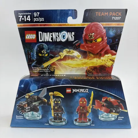 LEGO Dimensions Ninjago Team Pack 97 Pcs Cole & Kai 71207 New