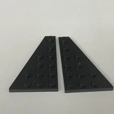 Lego 48208 48205 Black Replacement Parts Pieces Lot of 2