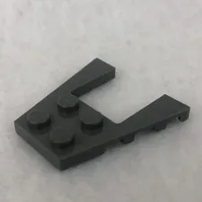 LEGO 43719 Dark Bluish Gray Wedge, Plate 4 x 4 (x1)