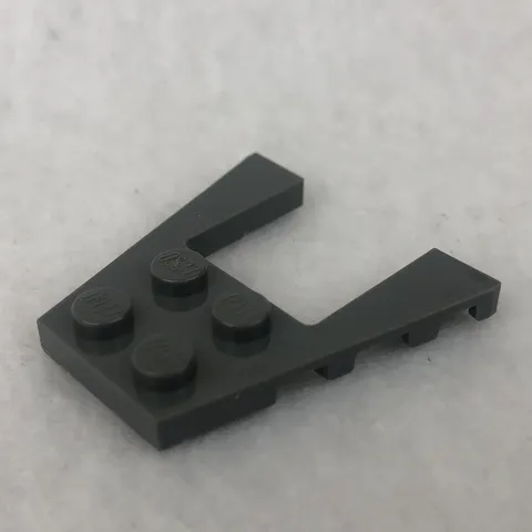 LEGO 43719 Dark Bluish Gray Wedge, Plate 4 x 4 (x1)