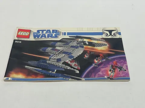 LEGO Star Wars 8016 Hyena Droid Bomber Instruction Manual Booklet Only