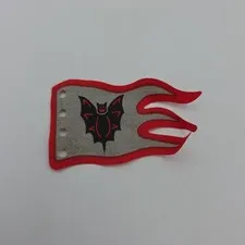 Lego Cloth Flag with Fright Knight Bat Emblem Part From Set 6097 RARE