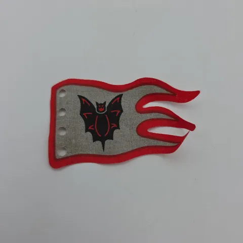 Lego Cloth Flag with Fright Knight Bat Emblem Part From Set 6097 RARE
