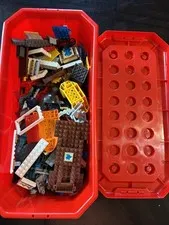 1 Lb 4 Oz Legos In Zuru Crate Tote 