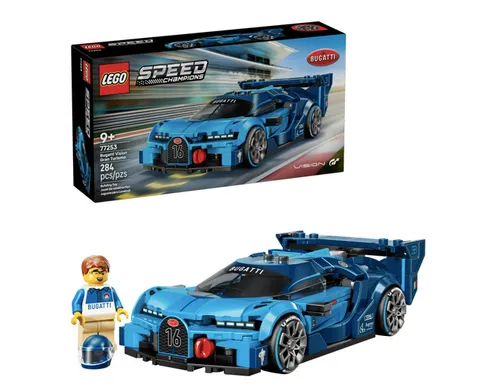 LEGO Speed Champions Bugatti Vision GT Hyper Sports Car Set 77253 Ages 9+