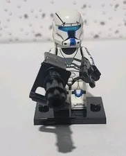 Custom Lego Star Wars Voca Clone Wars Trooper Commando Minifigure With Black 