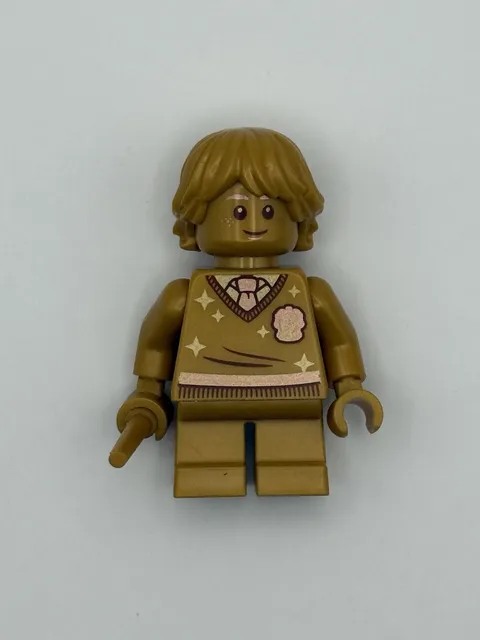 Lego Ron Weasley Minifigure 20th Anniversary Pearl Gold 76388 hp294