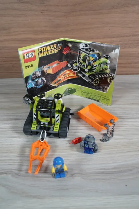 LEGO Power Miners Granite Grinder 8958, 99.9% Complete w/ Instructions