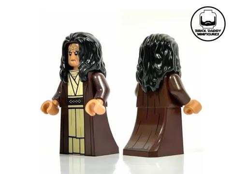Lego Star Wars BDM Eeth Koth Crowned Councillor Custom Minifigure Brick Daddy LC