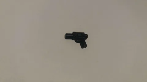 Lego Minifigure, Weapon Gun, Blaster SW Small without Scope 61190f Black Black