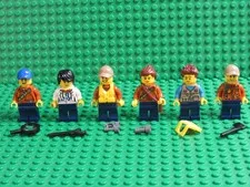 Lot Lego City Jungle minifigures 60162 Explorer scientist 60161 JC58
