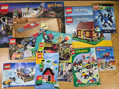 Vintage LEGO Instruction Manual Lot Ben Ten Creator 5766, 76423 Lego System