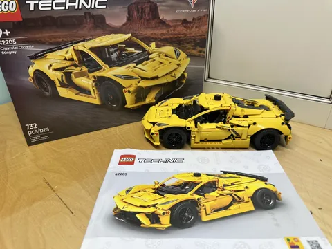 LEGO Technic Cars Bundle 42205 & 42208 Prebuilt Complete Set w/ Box and Manual