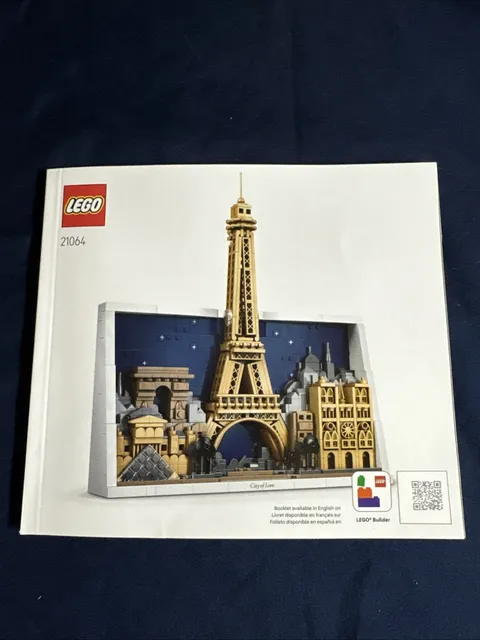 Lego Architecture 21064 Paris City Of Love Instruction Manual Only