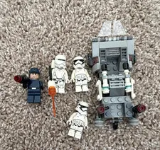 LEGO Star Wars first order Minifigures Stormtroopers,  Officer, flame trooper