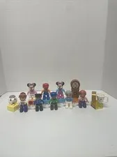 Lego DUPLO Minnie Disney Cogsworth Chip Girl Police Worker Figures Lot Mixed See
