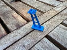 LEGO Blue Stand 2 x 4 x 5 Stanchion Inclined 3mm 4476a Set 6980/6971/6930/6931