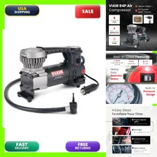 Viair 84P - 00084 Tire Inflator Portable Air Compressor For Car Truck Suv 12V