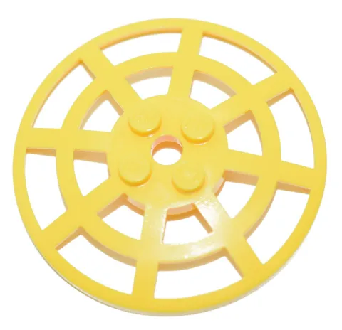 LEGO Yellow 6x6 Radar Dish Webbed space antenna round circle 4285 6399650