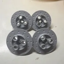 4X LEGO 35189 6293340 Technic Brake Disc with CV Ball Joint - Light Bluish Gray
