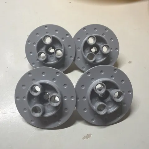 4X LEGO 35189 6293340 Technic Brake Disc with CV Ball Joint - Light Bluish Gray