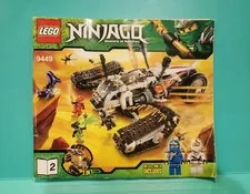 LEGO Ninjago Ultra Sonic Raider 9449 Book 2 Instruction Guide MANUAL ONLY
