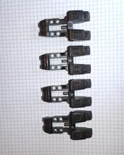 4 Bionicle Hero Genuine Lego part 98597 Pearl Dark Gray Foot Large w/ 2 Toes IRL
