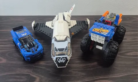 LEGO City Monster Truck, Speed Champions Camero, Mars Research Shuttle~Partial