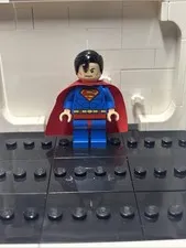 LEGO Superman Minifigure Blue Suit Starched Cape sh0003 DC Superman Super Heroes