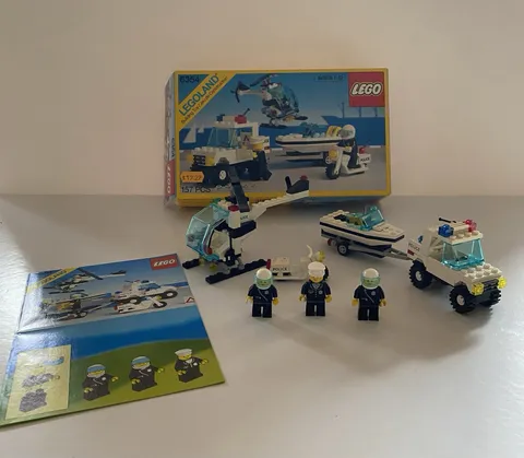 LEGO Town: Pursuit Squad (6354) 1990, Complete With Box & Instructions