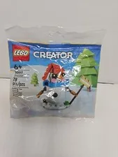 New/Factory Sealed RETIRED  2023 Lego Creator 30645 Xmas Snowman Polybag Set