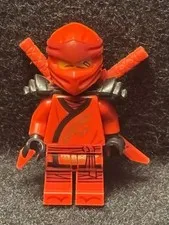 LEGO Ninjago Minifigure Kai Secrets of the Forbidden Spinjitzu With Swords