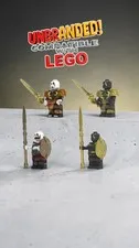 4x God of War Kratos Young Old Custom Print Minifigures Figures Figure Gods Toy