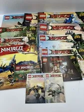 Lot Of 10 Lego Ninjago Instruction Manuals Only 70611,12,13,14,16-70606,07,08..+