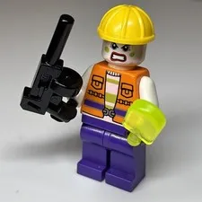 LEGO® Minifigure Super Heroes sh0093 Jokers Goon Construction Outfit Orange Jack