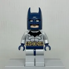 LEGO Batman I bat022 Light Bluish Gray Suit Dark Blue Mask Minifigure 7787 Note