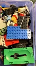 3 Lb Legos Lot 13x7x4 Plastic Tote Full If Random Sets Many Sets Mixed Styles