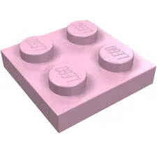10x LEGO® Part 3022 - Plate 2 x 2