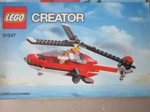 Lego Building Instructions Instruction Creator 31047 Helicopter Red 